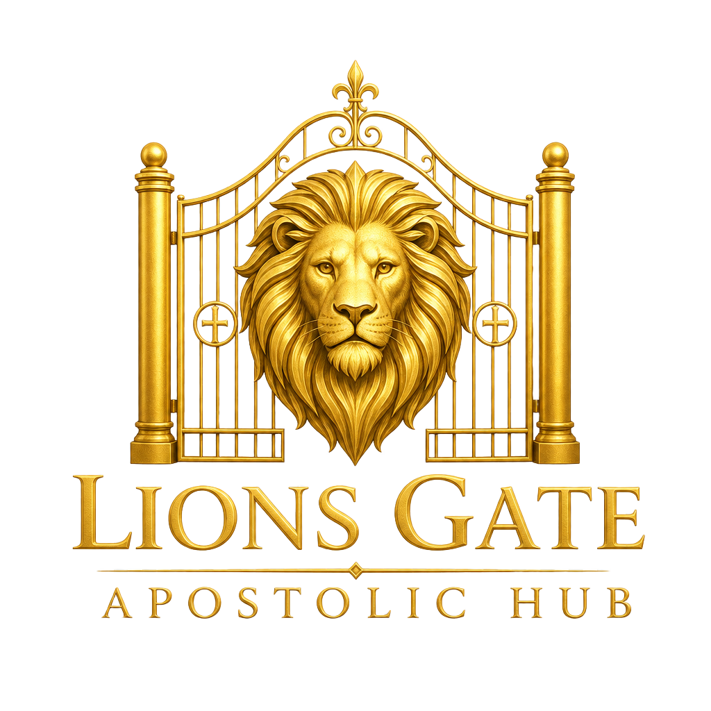 Lions Gate Apostolic Hub crest